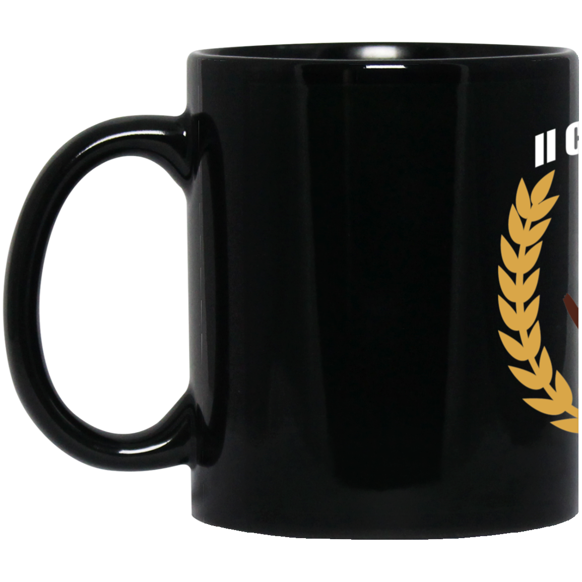 BM11OZ 11 oz. Black Mug